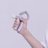 Maxbell Hand Grip Strengthener for Kids Adjustable Resistance 5-20kg Muscle Training Violet White
