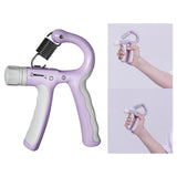 Maxbell Hand Grip Strengthener for Kids Adjustable Resistance 5-20kg Muscle Training Violet White