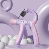 Maxbell Hand Grip Strengthener for Kids Adjustable Resistance 5-20kg Muscle Training Violet Pink
