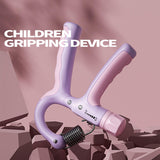 Maxbell Hand Grip Strengthener for Kids Adjustable Resistance 5-20kg Muscle Training Violet Pink