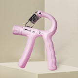 Maxbell Hand Grip Strengthener for Kids Adjustable Resistance 5-20kg Muscle Training Pink