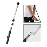 Maxbell Golf Swing Trainer Fold Rod Device Lightweight for Home Simulator Training