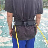 Maxbell Adjustable Resistance Band with Rings Runner Body Stretching Waist Belt
