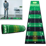 Maxbell Portable Golf Putting Mat Golf Practice Rug Golf Putter Trainer Training Aid