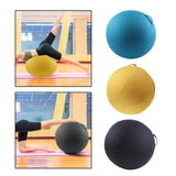 Maxbell Ball Chair Cover Yoga Exercise Anti Slid with Handle Training Belly Gym Blue