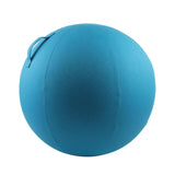 Maxbell Ball Chair Cover Yoga Exercise Anti Slid with Handle Training Belly Gym Blue