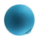 Maxbell Ball Chair Cover Yoga Exercise Anti Slid with Handle Training Belly Gym Blue