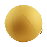 Maxbell Ball Chair Cover Yoga Exercise Anti Slid with Handle Training Belly Gym Yellow