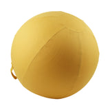 Maxbell Ball Chair Cover Yoga Exercise Anti Slid with Handle Training Belly Gym Yellow