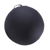 Maxbell Ball Chair Cover Yoga Exercise Anti Slid with Handle Training Belly Gym Gray