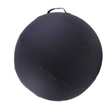 Maxbell Ball Chair Cover Yoga Exercise Anti Slid with Handle Training Belly Gym Gray