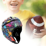 Maxbell Rugby Headgear Children Youth Padded for Roller Skating Baseball Colorful