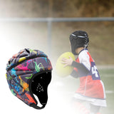 Maxbell Rugby Headgear Children Youth Padded for Roller Skating Baseball Colorful