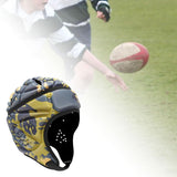 Maxbell Rugby Headgear Children Youth Padded for Roller Skating Baseball Yellow