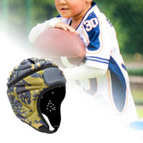 Maxbell Rugby Headgear Children Youth Padded for Roller Skating Baseball Yellow