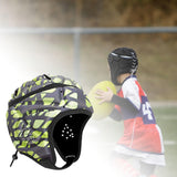 Maxbell Rugby Headgear Children Youth Padded for Roller Skating Baseball Green