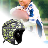 Maxbell Rugby Headgear Children Youth Padded for Roller Skating Baseball Green