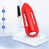 Maxbell Rescue Can Rescue Buoy Free Inflatable for Lifeguard Large Buoyancy Red