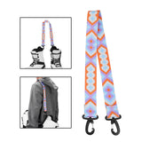 Maxbell Snowboard Carrier Strap Equipment Accessories for Adult Youth for Ski Boots Violet And Blue