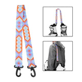 Maxbell Snowboard Carrier Strap Equipment Accessories for Adult Youth for Ski Boots Violet And Blue