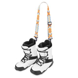 Maxbell Snowboard Ski Boot Carrier Strap Shoulder Belt Portable Skates Carry Leash Yellow