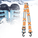 Maxbell Snowboard Ski Boot Carrier Strap Shoulder Belt Portable Skates Carry Leash Yellow