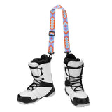 Maxbell Snowboard Ski Boot Carrier Strap Shoulder Belt Portable Skates Carry Leash Purple