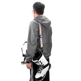 Maxbell Snowboard Ski Boot Carrier Strap Shoulder Belt Portable Skates Carry Leash Purple