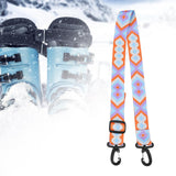 Maxbell Snowboard Ski Boot Carrier Strap Shoulder Belt Portable Skates Carry Leash Purple