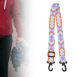 Maxbell Snowboard Ski Boot Carrier Strap Shoulder Belt Portable Skates Carry Leash Purple