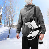 Maxbell Snowboard Ski Boot Carrier Strap Shoulder Belt Portable Skates Carry Leash Black
