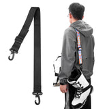 Maxbell Snowboard Ski Boot Carrier Strap Shoulder Belt Portable Skates Carry Leash Black