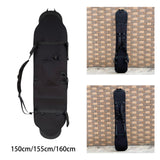 Maxbell Snowboard Storage Bag Soft Cover Stretch Suitcase with Detachable Strap 150cm