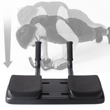 Maxbell Core Trainer Abdominal with Handles Bodybuilding Fitness Push Ups Board Without Pedals Black