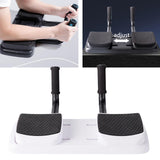 Maxbell Core Trainer Abdominal with Handles Bodybuilding Fitness Push Ups Board Without Pedals White