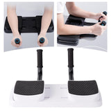 Maxbell Core Trainer Abdominal with Handles Bodybuilding Fitness Push Ups Board Without Pedals White