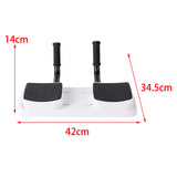 Maxbell Core Trainer Abdominal with Handles Bodybuilding Fitness Push Ups Board Without Pedals White