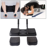 Maxbell Core Trainer Abdominal with Handles Bodybuilding Fitness Push Ups Board With Pedals Black