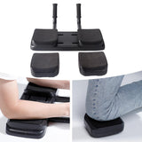 Maxbell Core Trainer Abdominal with Handles Bodybuilding Fitness Push Ups Board With Pedals Black