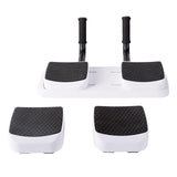Maxbell Core Trainer Abdominal with Handles Bodybuilding Fitness Push Ups Board With Pedals White