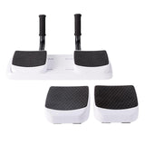 Maxbell Core Trainer Abdominal with Handles Bodybuilding Fitness Push Ups Board With Pedals White