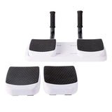 Maxbell Core Trainer Abdominal with Handles Bodybuilding Fitness Push Ups Board With Pedals White