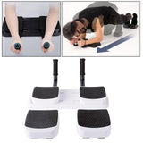 Maxbell Core Trainer Abdominal with Handles Bodybuilding Fitness Push Ups Board With Pedals White