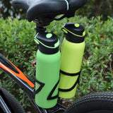 Maxbell Bike Double Water Bottle Extension Rack Adjustable Durable for Camping Silver