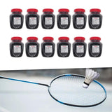 Maxbell Lightweight Badminton Racket Racquet Grommets Eyelets Black Durable Nylon style A