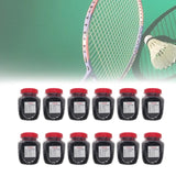 Maxbell Lightweight Badminton Racket Racquet Grommets Eyelets Black Durable Nylon style A