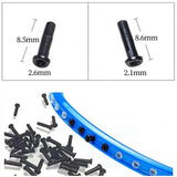 Maxbell Lightweight Badminton Racket Racquet Grommets Eyelets Black Durable Nylon style A