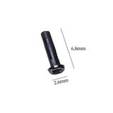Maxbell Lightweight Badminton Racket Racquet Grommets Eyelets Black Durable Nylon style I