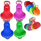 Maxbell Winter Snow Sled Kids Sledge Sleigh Sledding for Grass Sand Skate Toboggan Red