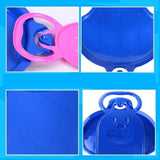 Maxbell Winter Snow Sled Kids Sledge Sleigh Sledding for Grass Sand Skate Toboggan Red